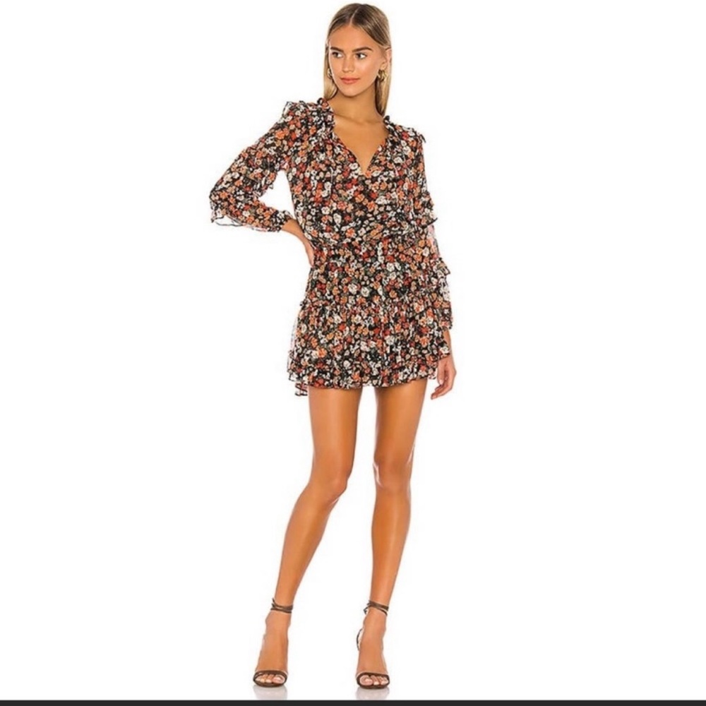 Misa Los Angeles Rizou Dress in Safari Floral